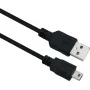 USB-kaabel helos 288316 — USB A-pistik Mini-USB B 2.0-le, 3 m pikkus