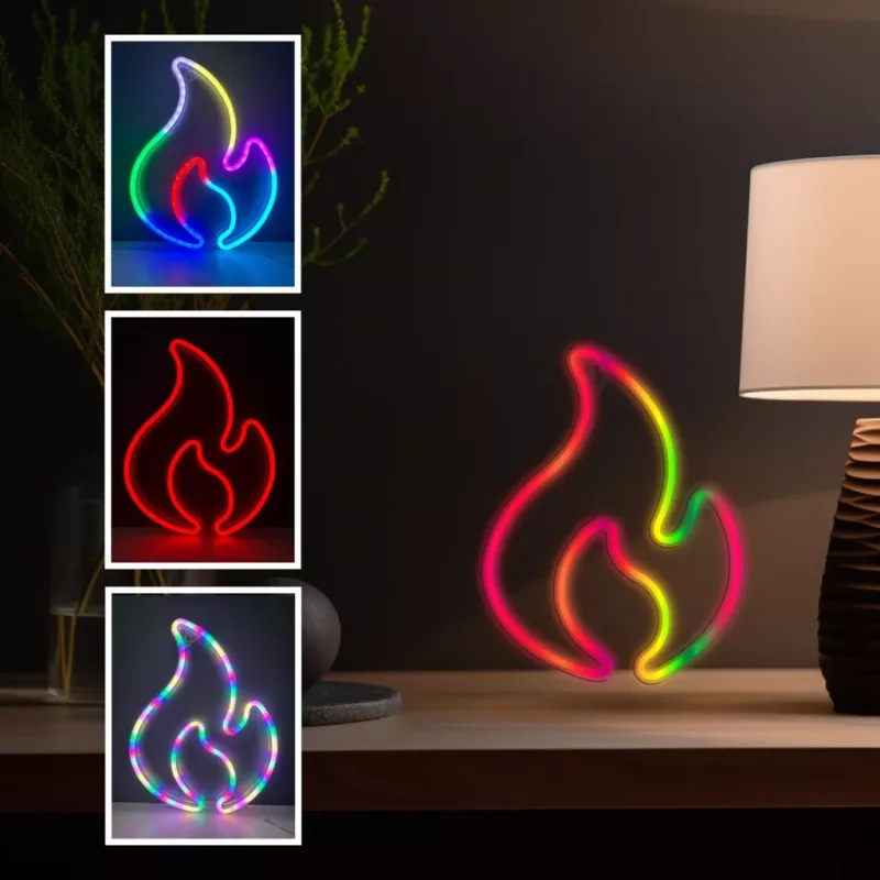 Dekoratiivne neoonvalgusti MANTA SNL58RGB — RGB värvimuutev LED-riba, mudel SNL58RGB