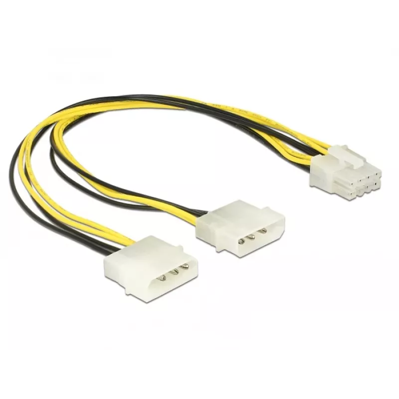 Sisemine toitekaabel DeLOCK 85453 0,3 m 8-pin EPS12V isane