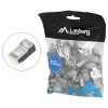 LANBERG RJ-45 pistikupesa PLS-5000EZ, Cat5e, F/UTP (FTP), hall, 100 tk