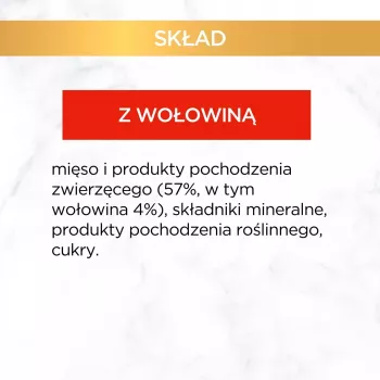 GOURMET Gold Beef - märg kassitoit - 85 g