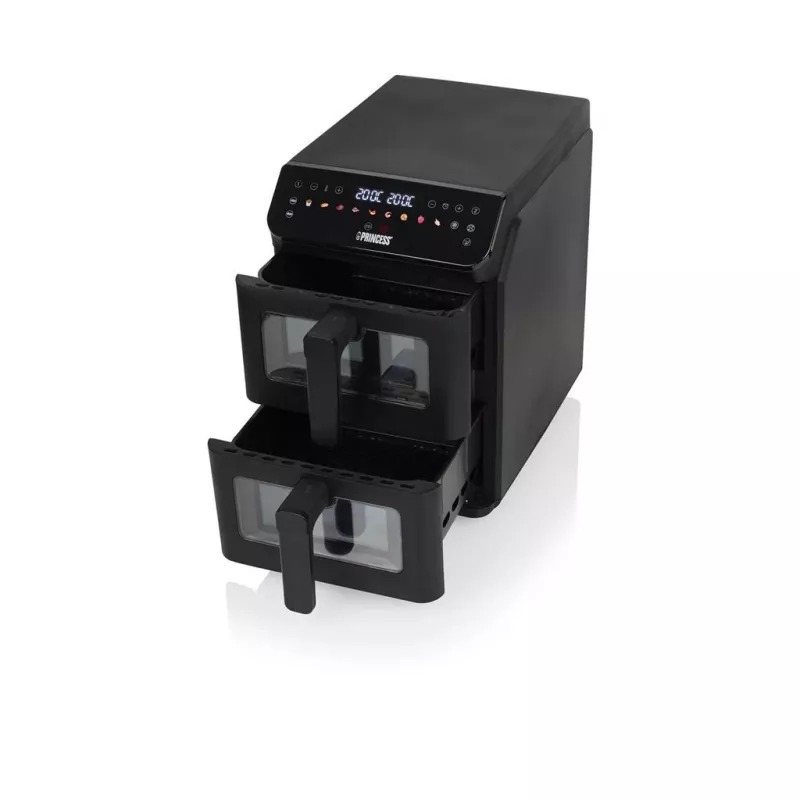 Princess Double Stack Airfryer | 182490 | Võimsus 3000 W | Mahutavus 11,2 L | Must