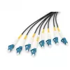 Digitus eelmonteeritud klaaskiust universaalne harukaabel Single Mode OS2 8 kiudu LC/UPC 75m
