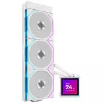 Vedelikjahutusega CPU jahuti komplekt lian li HydroShift II LCD-S 360mm RGB ja LCD-ekraaniga