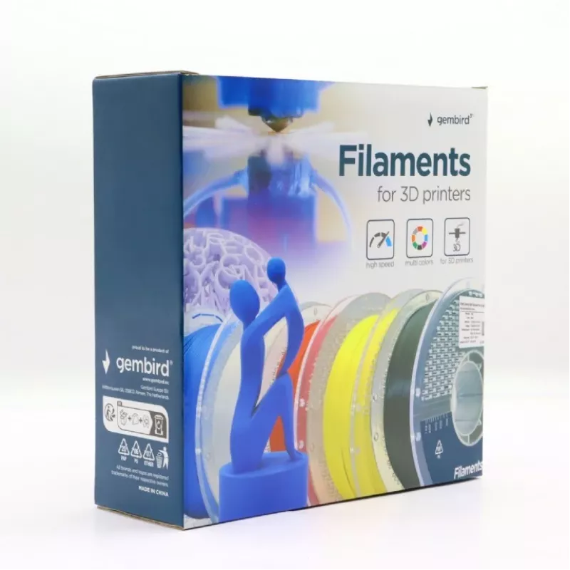 3D-printimise filament Gembird PETG 1,75 mm Must 1 kg