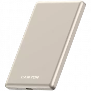 Canyon OnPower 505 - Powerbank - 5.000 mAh - sisend USB-C - väljund USB-C PD 20W + juhtmevaba magnet 1