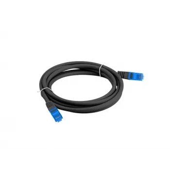 LANBERG Cat6a S/FTP RJ-45 võrgukaabel PCF6A-10CC-0500-BK, 5 m, LSZH, 26 AWG, CCA, must