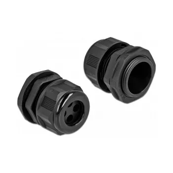 Kaablitihend DeLOCK 60381 Must Plastik 2 tk