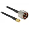 Koaksiaalkaabel CFD200 DeLOCK 89420 2,5 m SMA Must