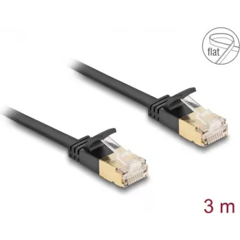 Võrgukaabel DeLOCK RJ45 Cat.6A pistik-pistik U/FTP 3m Must