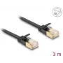 Võrgukaabel DeLOCK RJ45 Cat.6A pistik-pistik U/FTP 3m Must