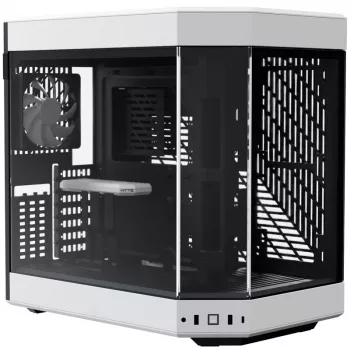 HYTE Y60 Midi Tower must, valge