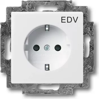 BUSCH JAEGER 2013-0-5268 - CEE 7/3 - 2P+E - Valge - 250 V - 16 A - 63 mm