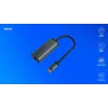 SAVIO Adapter USB-C 3.1 Gen.1 (M) RJ-45 Gigabit Ethernet (F), 1000 Mbps, AK-56, hall
