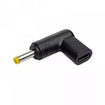 Kaabli soovahetaja Akyga AK-ND-C04 USB-C kuni 4,0 x 1,7 mm Must