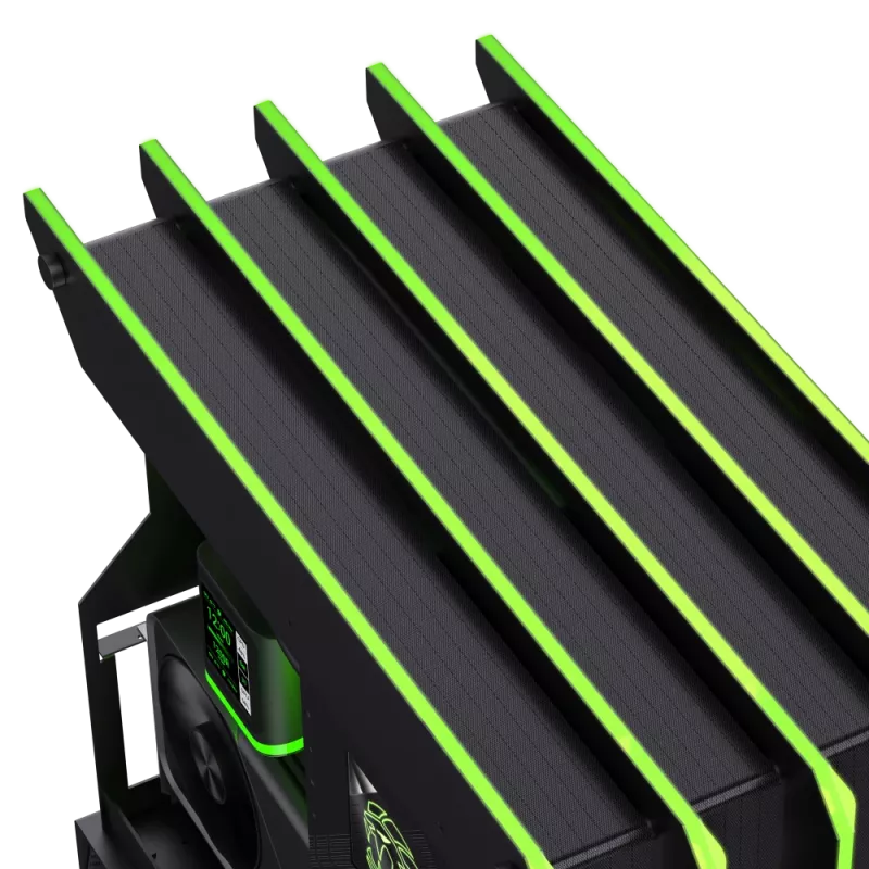 Gamemax korpus | BLADE CONCEPT | Must | ATX | Toiteplokk pole kaasas