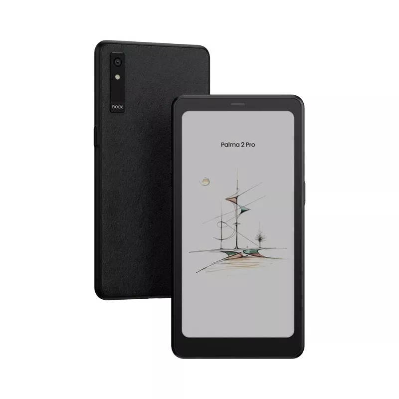 E-raamatulugeja Onyx BOOX Palma 2 Pro — 6,13 tolli 824×1648, 8 GB muutmälu, 128 GB, Android 15, sõrmejäljeskanner, Wi‑Fi, Bluetooth 5.1, SIM-pesa, 3950 mAh, must