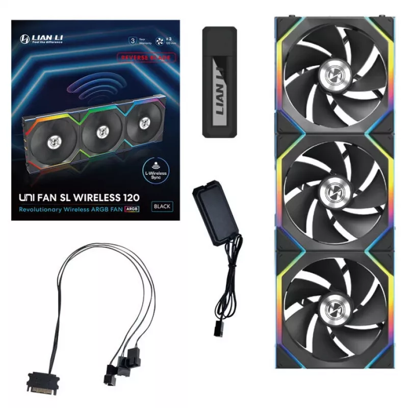 Lian Li UNI FAN SL Wireless 120 Reverse Blade ventilaator