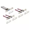 Sisemine Mini PCIe liidese adapter DELOCK 95279 — jada host, Mini PCIe väljund, RS-232 tugi, 460,8 Kbit/s, FIFO 256 B, 30×51×10 mm