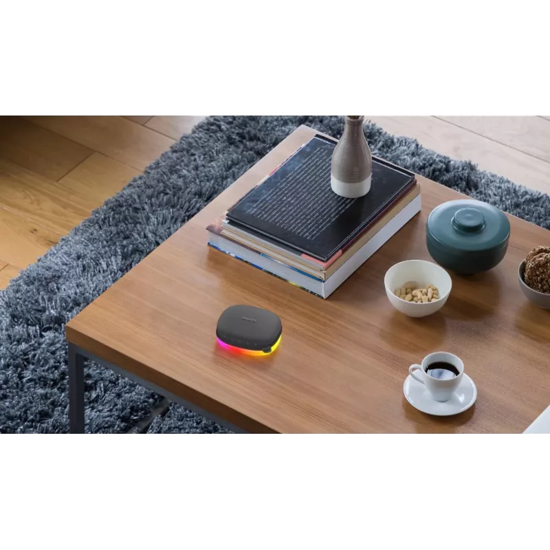 Bluetooth-kõlar Philips TAS2307BK/00 integreeritud tulede ja juhtmevaba heliesitusega