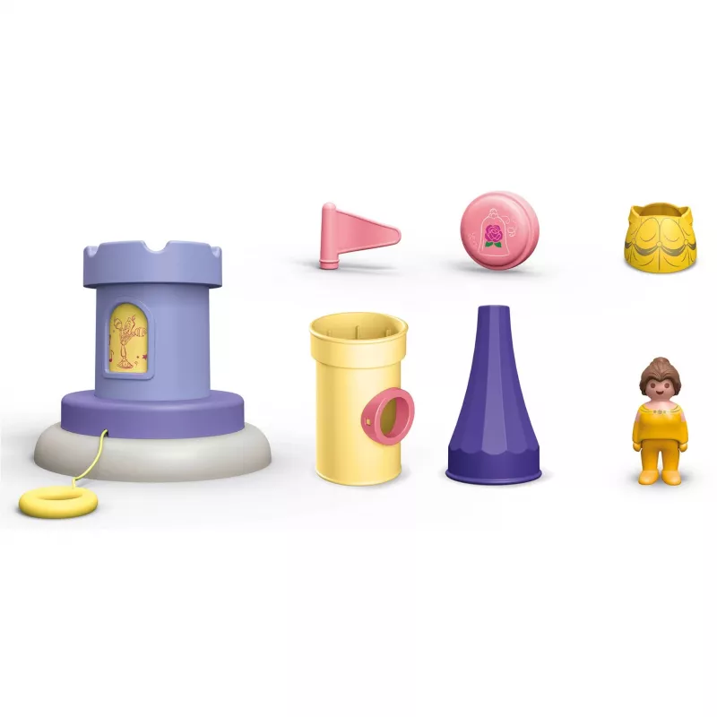 PLAYMOBIL JUNIOR & Disney: Belle'i mängutorn heliga | Mängukomplekt väikelastele vanuses 1-3