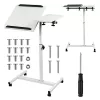 Maclean mobiilne laua-/sülearvutialus, valge, kõrguse reguleerimine 59-89 cm, max 30 kg, MC-121 W