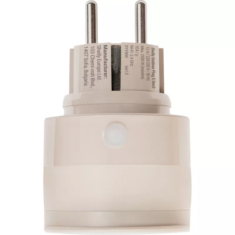 Shelly Outdoor Plug S Gen3 nutikas pistik Mocha