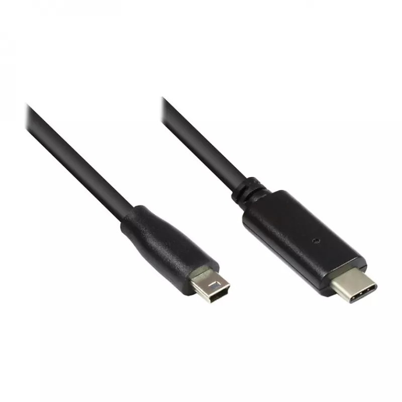 Good Connections USB2.0 kaabel C-Mini B5pol. must 1,8 m