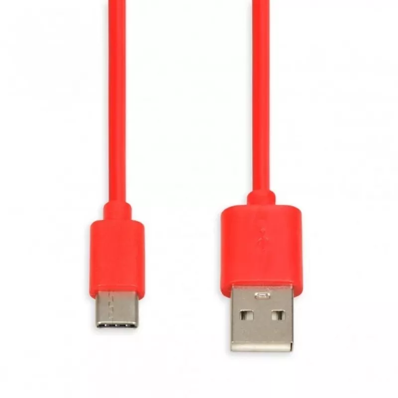 USB-kaabel IBOX IKUMTCR 1 m, USB A USB-C-le, USB 2.0, punane