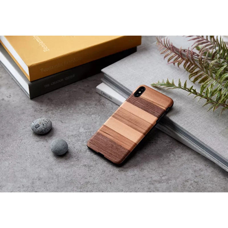 Nutitelefoni ümbris man and wood iPhone XS Max jaoks — must