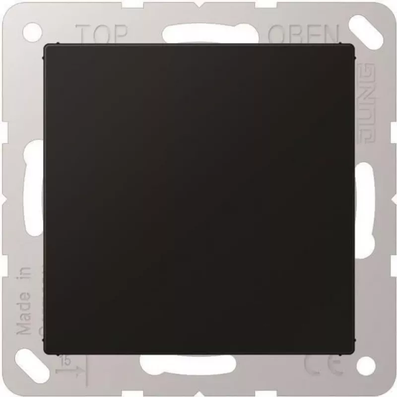Pimekate Jung A594-0SWM kruvivaba plastikust pimekate modulaarsetele lülititele