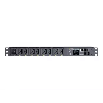 CyberPower PDU41005 toitejaotusseade (PDU) 8 vahelduvvoolu pistikupesa 1U Must