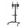 TV-alus GEMBIRD TVS-55T-01 32–55-tollistele teleritele, teras, kõrgusreguleeritav VESA 100x100–400x400, kallutus, rattad, max koormus 35 kg