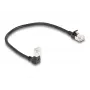 võrgukaabel DeLOCK RJ45 Cat.6A 0.25m Must