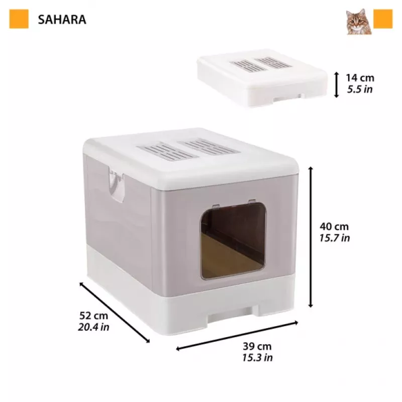 FERPLAST Sahara Lilac - kassiliivakast - 52 x 39 x 40cm