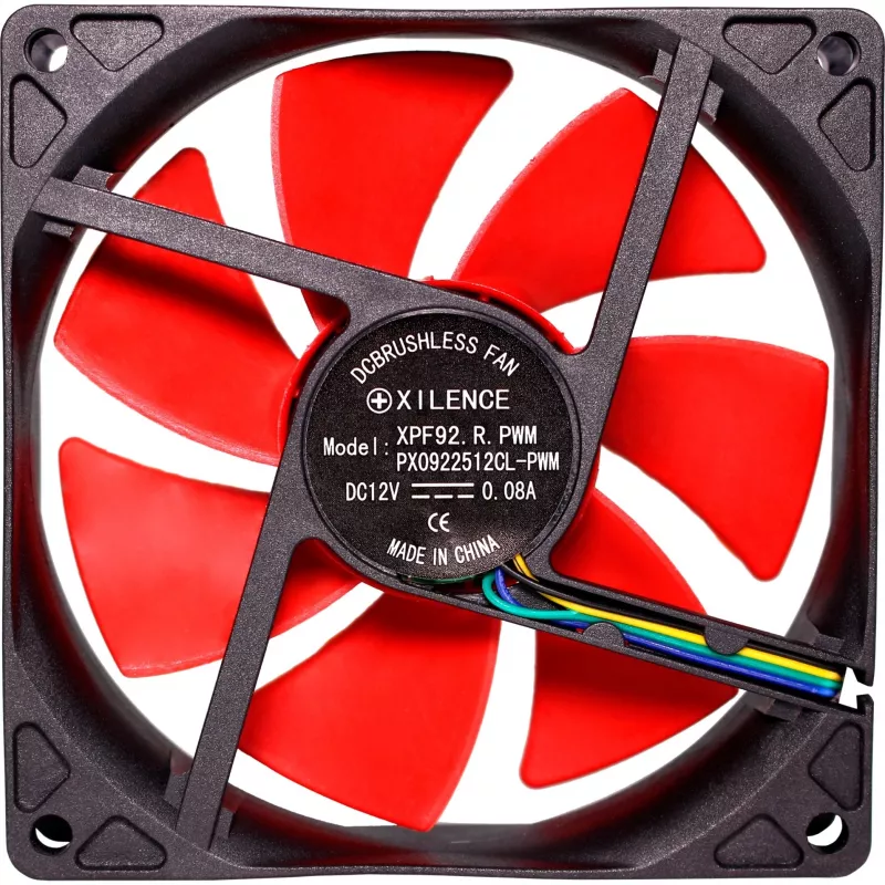 Xilence XF041 92mm punane korpuseventilaator PWM