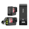Telesini akukate GoPro 12/11/10/9 jaoks — veekindel asenduskate lihtsa ligipääsuga