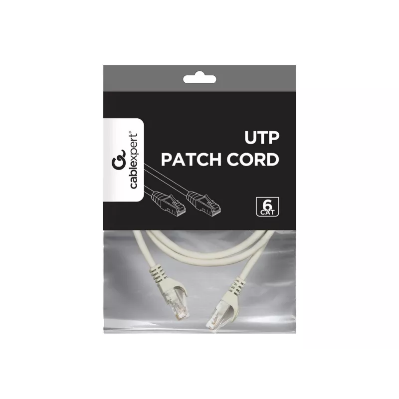 Gembird PP6U-2M võrgukaabel hall Cat6 U/UTP (UTP)