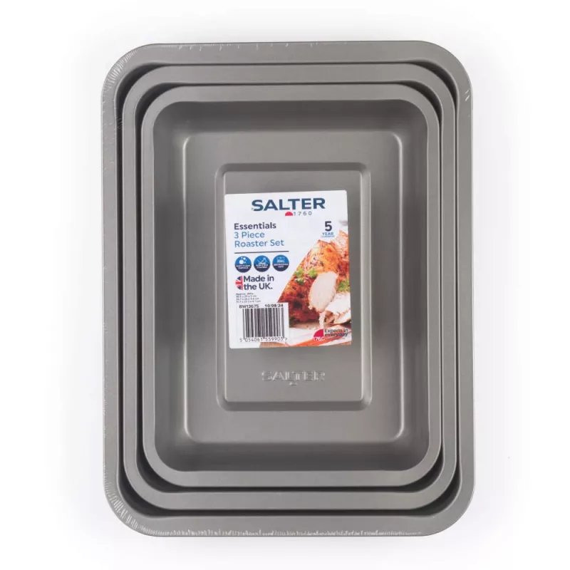 Küpsetusaluste komplekt Salter BW13675 3-osaline mittenakkuv ahjukindel