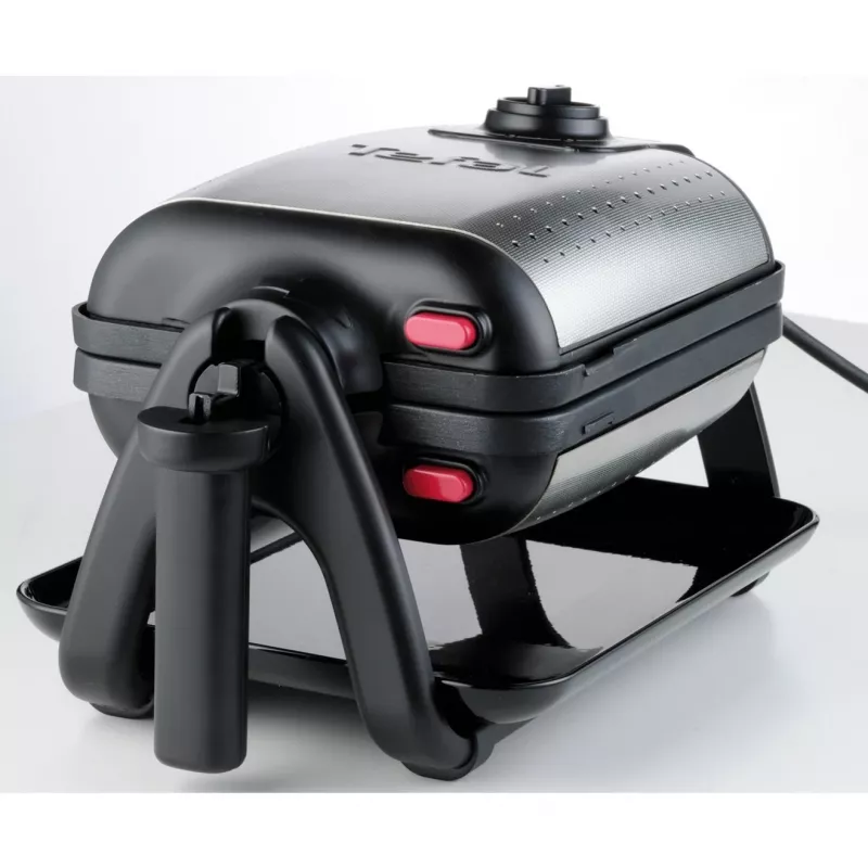 Tefal WM756D vahvliraud 2 vahvlile 1200 W must, roostevaba teras