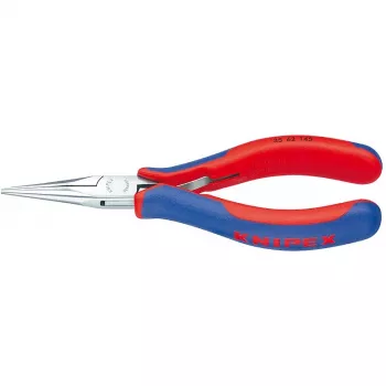 Knipex elektroonika haardetangid kogupikkus 145 mm lamedad ümarad lõuad vorm 6 mitmekomponendiline käepide