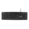 Klaviatuur Gembird KB-U-103-RU kontori USB QWERTY inglise vene must