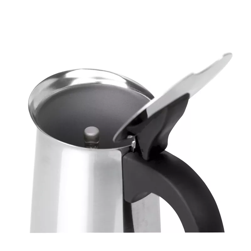 Moka pot JATA Odin Must Roostevaba teras