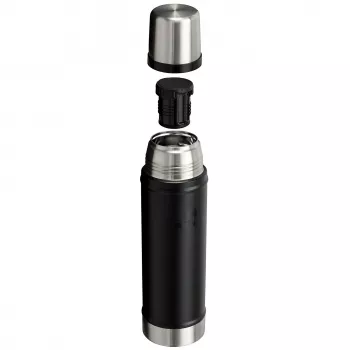 Termospudel STANLEY The Legendary Classic 0,6 L, must, vaakumisoleeritud kolb