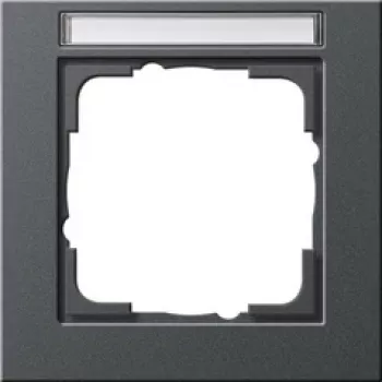 Seinaplaat Gira E2 antratsiit, termoplastne, kruvideta, 80,8×80,8×9,3 mm
