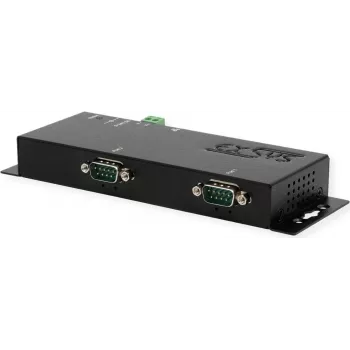Sarjaseadme server Exsys EX-6112-2 — Ethernet kuni 2×RS-232, 12 V/3 A toide
