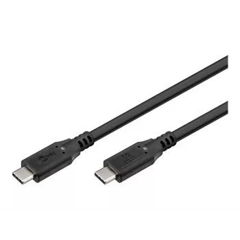 Goobay USB-C kaabel, USB 3.2, 60 W, 5 Gbit/s, Power Delivery, 1 m (1m, USB 3.2 Gen 1, 60W), USB-kaabel