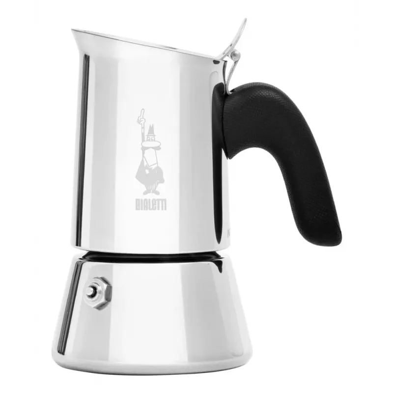 Moka pot BIALETTI Venus box 0,1 L roostevaba teras, 2 tassi, polüpropüleenist käepide