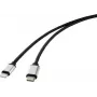 Renkforce USB Handy Connection Cable [1x USB-C™ Pistik – 1x Apple Lightning-Pistik] 2,00 m Must (RF-4353448)
