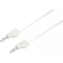 VOLTCRAFT testjuhe [pistik 4 mm - pistik 4 mm] 1,5 m valge MSB-300 (MSB-300-1.5-WS)